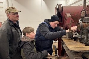 Borchert, Julius, Johanns am Mähdrescher