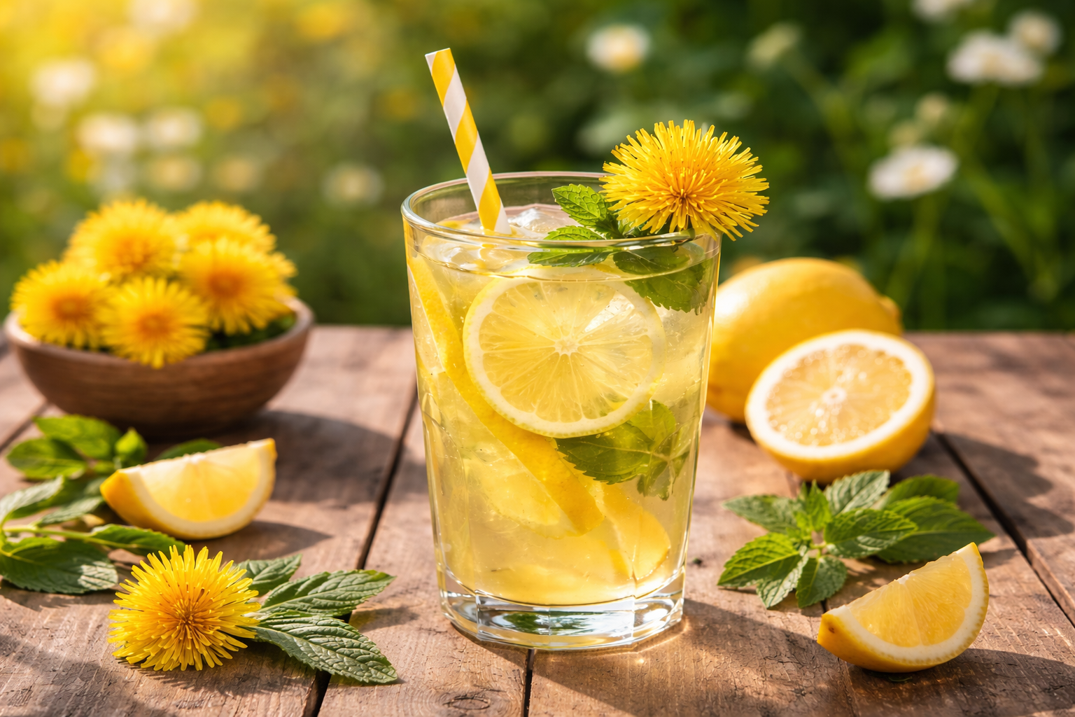 Kurs: Leckere Löwenzahn-Limonade herstellen