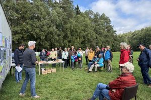 Vortrag an der Grabungsstätte