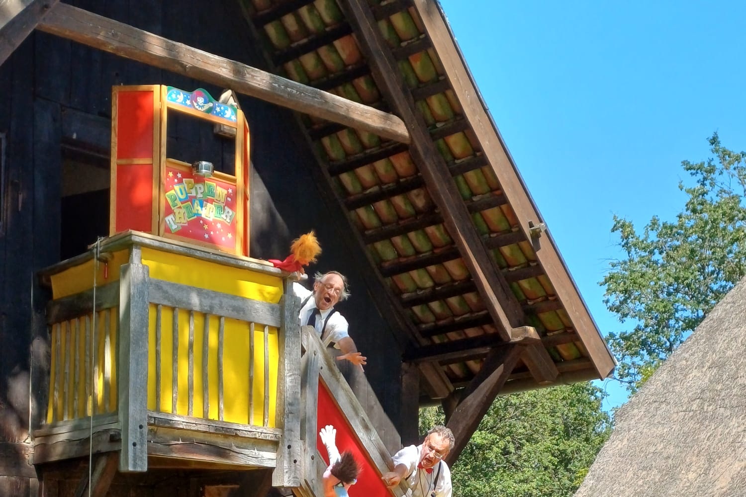 Die Punch & Judy Show im Museumsdorf