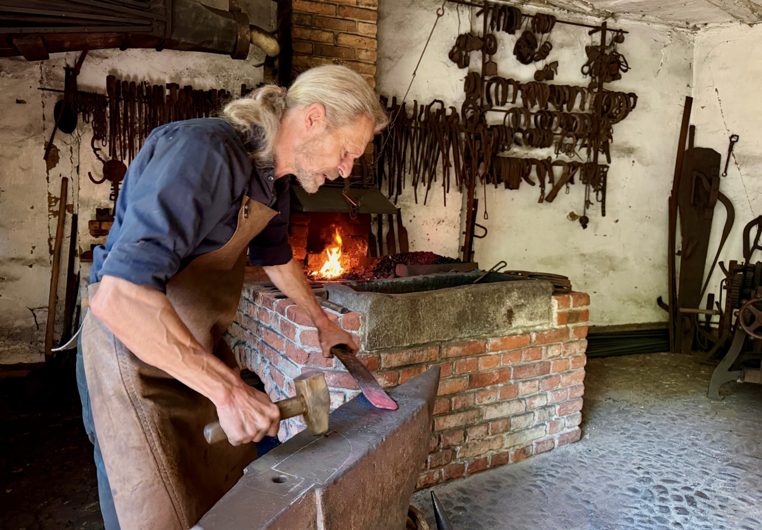 Handwerksvorführung: Schmieden